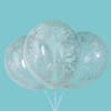 Silver Clear Balloons With Silver Tissue Confetti - Set Of 6 Online