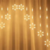 Gift Snowflake LED Curtain Lights - Assorted - Single Piece