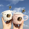 Space Mug With Lid And Stirrer - Assorted - Single Piece Online