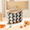 Spice Jar Rack - Assorted - Set Of 12 Online