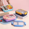 Buy Spill-Proof 2 Grid Lunch Box - Assorted - Single Piece