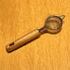 Buy Stainless Steel Filter Spoon With Wooden Handle - Assorted - Single Piece