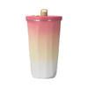 Buy Stainless Steel Tumbler With Straw - Pink White - Single Piece
