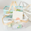 Storage Basket With Wooden Handles - Assorted - Single Piece Online