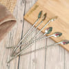 Shop Straw Plus Spoon - Stainless Steel - Set Of 6