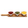 Buy Strawberry Shaped Bowls With Wooden Tray
