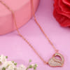 Swirl Heart Pendant In Rose Gold Online