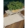 Table Mat - Macrame - Off White - Rectangle - Set Of 2 Online