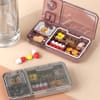 Tablet Cutter Splitter Medicine Pill Holder Pill Cutter Case Pills Box - Assorted - Single Piece