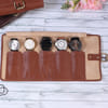 Buy Tan PU Leather Personalized Watch Case
