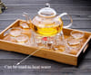 Gift Tea Pot Warmer Base - Glass And Steel