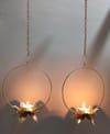 Buy Tealight Holder - Round Flower - Set Of 2