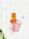 Gift Tooth Brush Holder - Self Adhesive - Bear - Single piece
