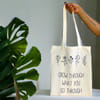 Tote Bag - Grow Through What You Go Through - Assorted - Single Piece Online