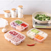 Transparent Four Grid Storage Box - Assorted - Single Piece Online