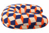 Gift Travel Neck Pillow - Orange & Blue
