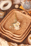 Buy Trays - Natural Cane - Set Of 3