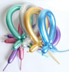 Buy Twisting Balloons - Modelling - Chrome - Set Of 50