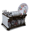 Gift Utensils Drying Stand With Storage - Plastic - Single Piece