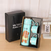 Gift Vacuum Flask With 2 Cups - Assorted - Single Piece