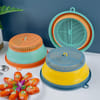 Gift Vegetable Draining Basket And Food Cover - Collapsible - Assorted - Single Piece