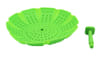 Buy Vegetable Steamer - Silicone - Green - Single Piece