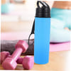 Buy Water Bottle Collapsible - Blue - Silicone - 550ml - Single Piece