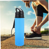 Shop Water Bottle Collapsible - Blue - Silicone - 550ml - Single Piece