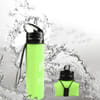 Buy Water Bottle Collapsible - Green - Silicone - 550ml - Single Piece