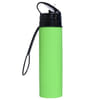 Water Bottle Collapsible - Green - Silicone - 550ml - Single Piece Online