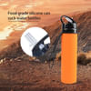 Gift Water Bottle Collapsible - Orange - Silicone - 550ml - Single Piece
