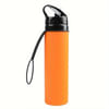 Water Bottle Collapsible - Orange - Silicone - 550ml - Single Piece Online
