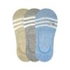 We Bare Bears Cushioned Women Low Cut Socks - Blue Grey And Beige - Set Of 3 Online