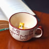 Gift Whimsical Cat Mug - Single Piece