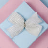 White Pearl Bow Tie Hair Clip Online