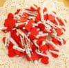 Shop Wooden Photo Paper Clips - Red Heart With String - Set Of 10