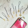 Y2K Phone Charm - Gold Letter Online