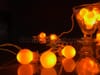 Gift Yellow Elegant Small Ball Decoration String Lights LED Copper Wire - 8m
