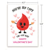 Shop You're My Type - Valentine's Day Greeting Card - Single Piece