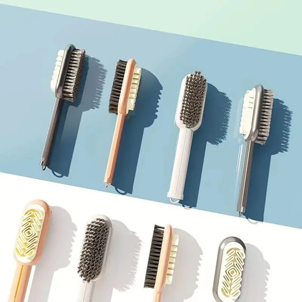 2 In 1 Shoe Brush - Assorted - Single Piece