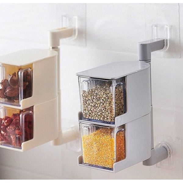 2 Layer Kitchen Seasoning Organizer