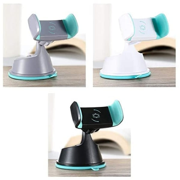 3 In 1 Car Mobile Holder - 360 Degree - Single Piece