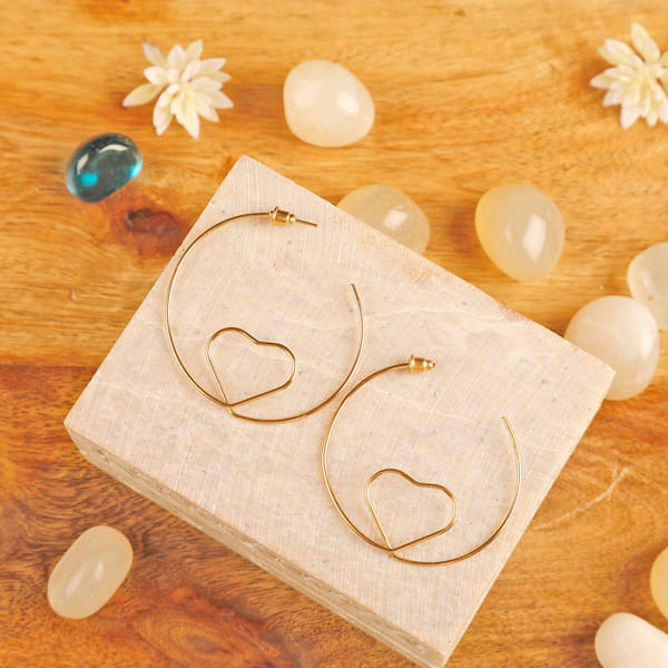 Abigail Earring - Heart In A Loop