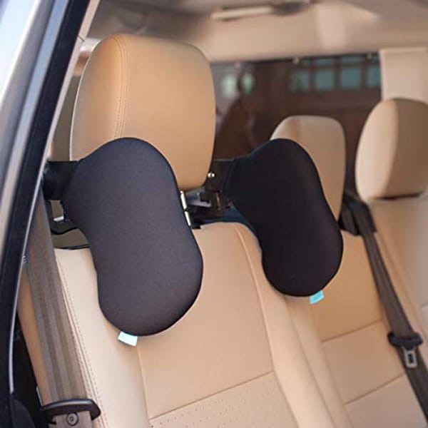 Adjustable Car Seat Neck Rest - Black