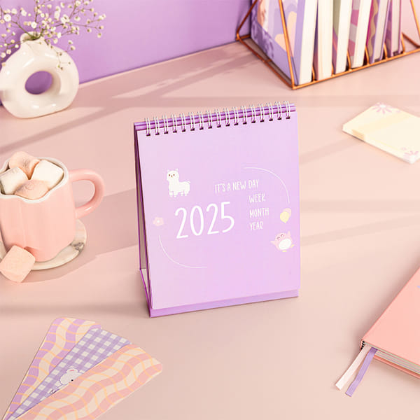 Adorable 2025 Desk Calendar