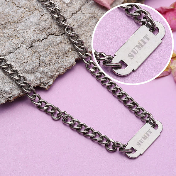 Antique Personalized Men's Neck Chain