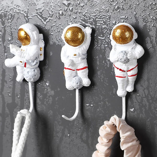 Astronaut Figurine Wall Hook - Assorted - Single Piece