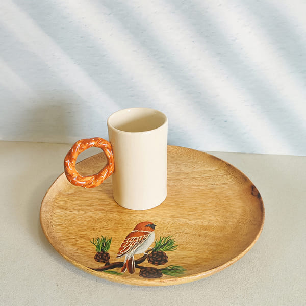 Bagel Ceramic Mug - Assorted - Single Piece