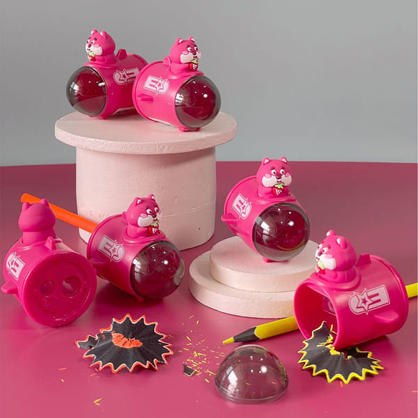Bear Design Rocket-Shaped Sharpener - Assorted - Single Piece