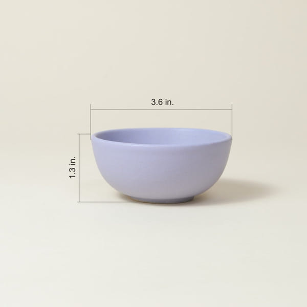 Bowl - Ceramic - Purple - Set Of 2